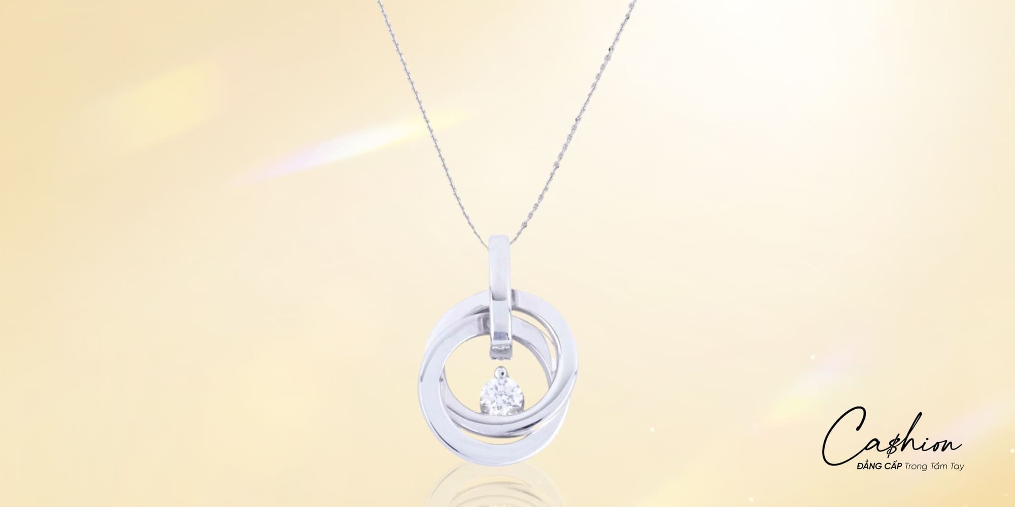 Ảnh: Mặt dây chuyền Kim cương Halo 750 MGD0009701