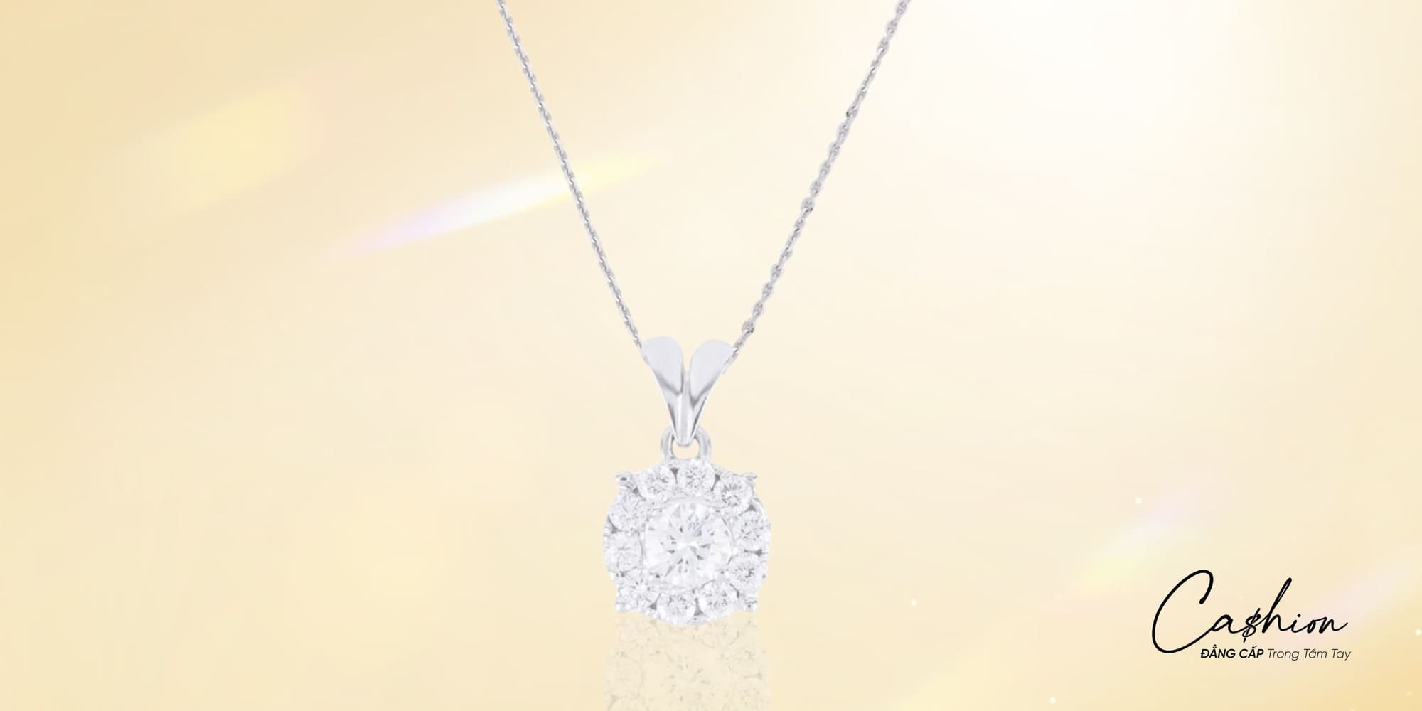 Ảnh: Mặt dây chuyền Kim cương Halo 750 MGD0004658