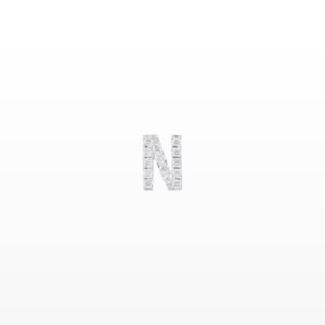 Bông tai Kim cương chữ N 750 BGD0026124