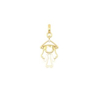 Charm Kim cương áo dài 416 TSC.CT1T11NUT1.Y416