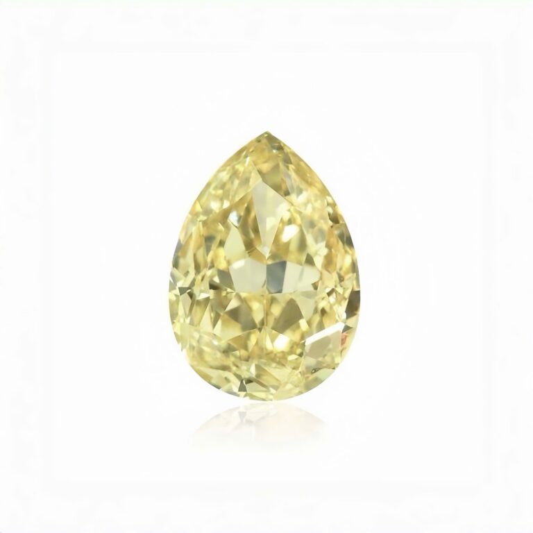Kim cương viên Pear 8.11 - 4.95 Fancy Yellow SI2 GIA DDD0029307
