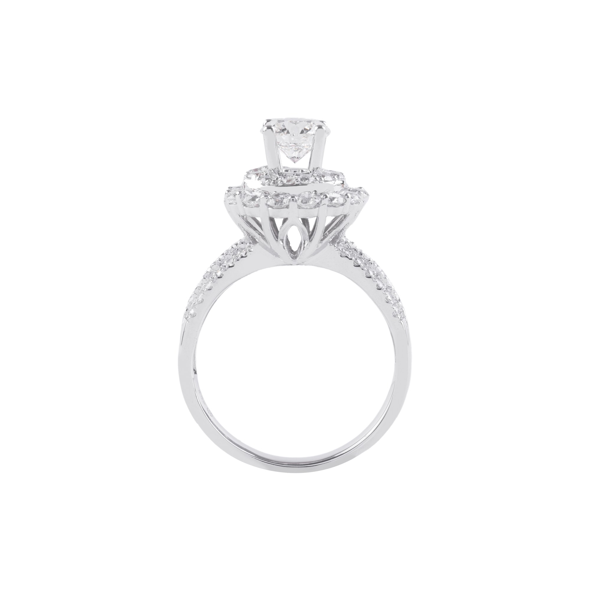 Nhẫn Kim cương 585 HAL.NC14T23NU.W585 - Ảnh 3