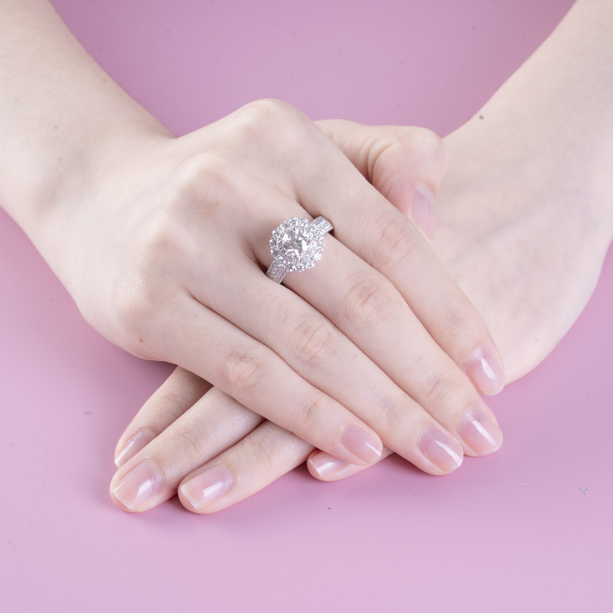 Nhẫn Kim cương 585 HAL.NC14T23NU.W585 - Ảnh 5