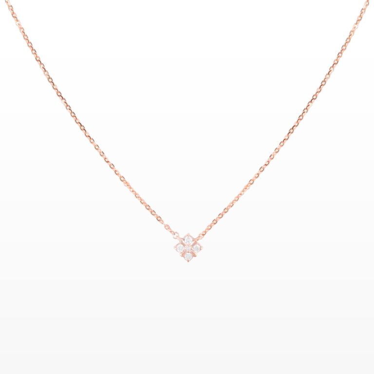 Dây cổ Kim cương hoa 416 HOA.DT4T19NUP