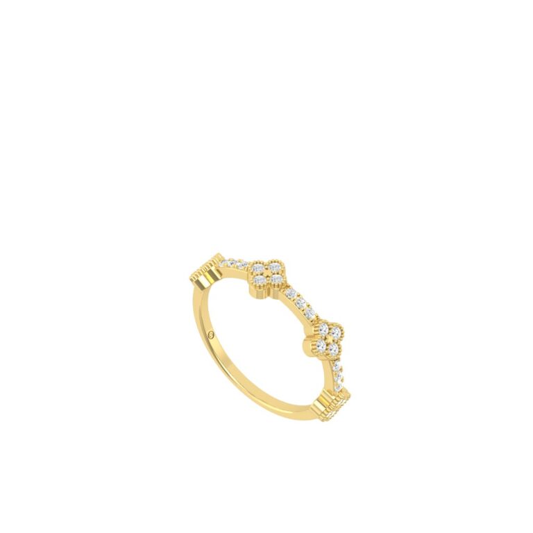 Nhẫn Kim cương hoa  416 HOA.NT16T15NUT10.Y416