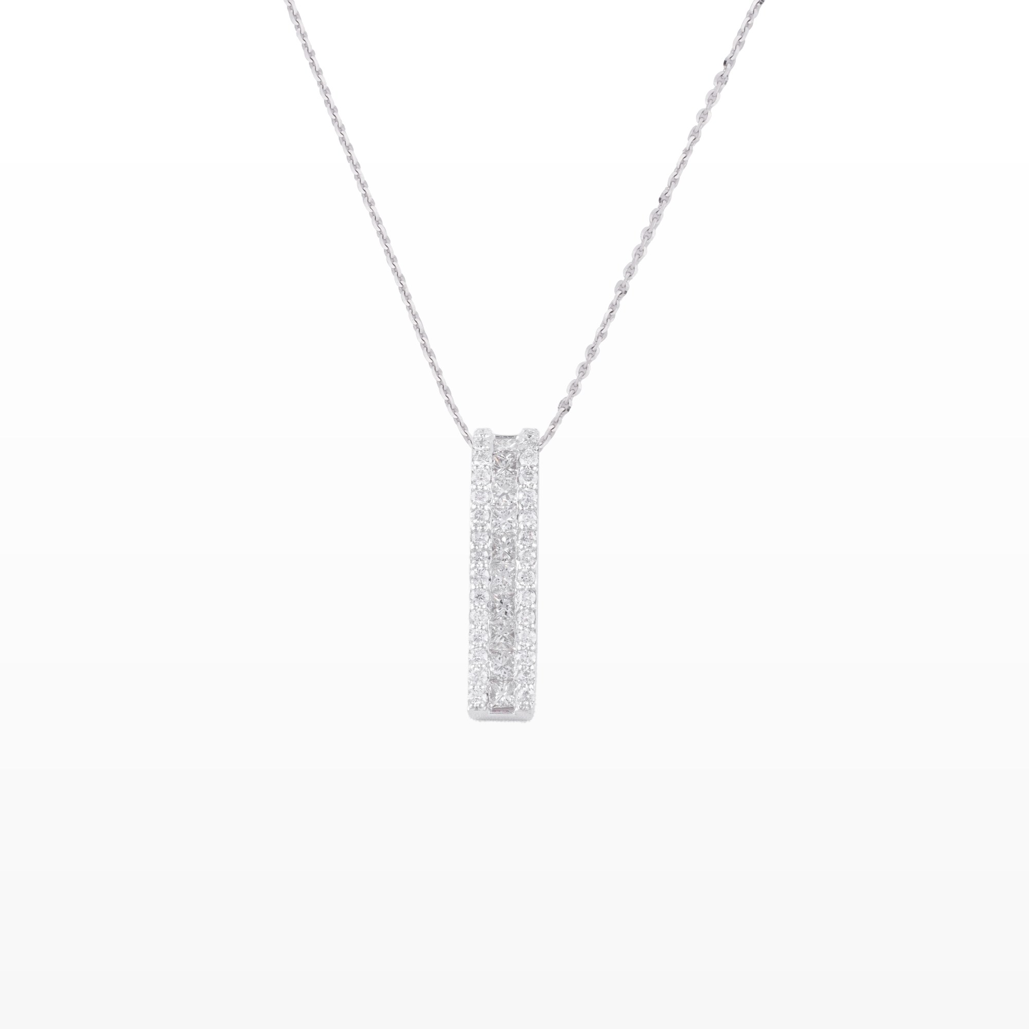 Mặt dây chuyền Kim cương kết 585 KET.MT10V19NU.W585