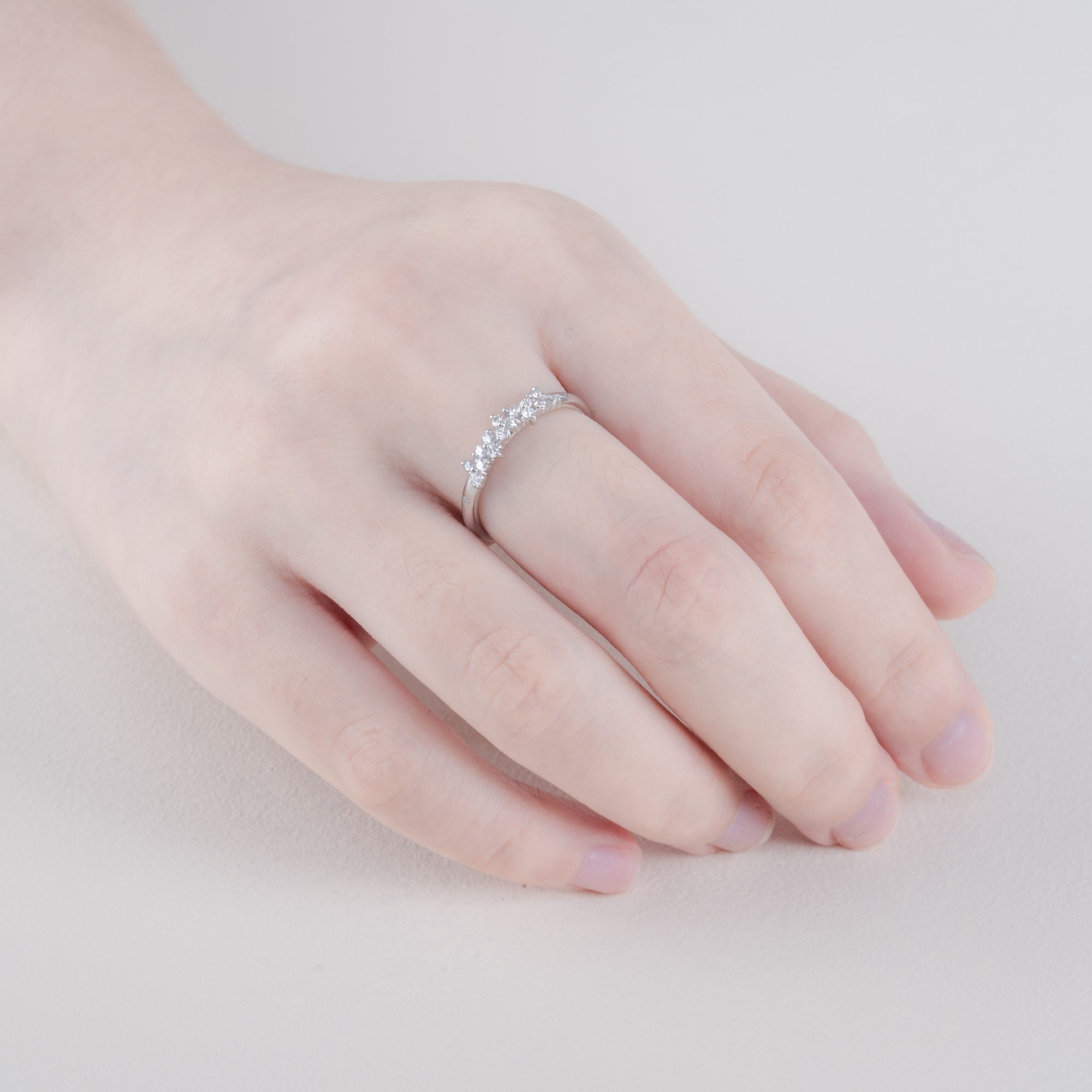 Nhẫn Kim cương kết 585 KET.NT15T15NU01.W585 - Ảnh 4