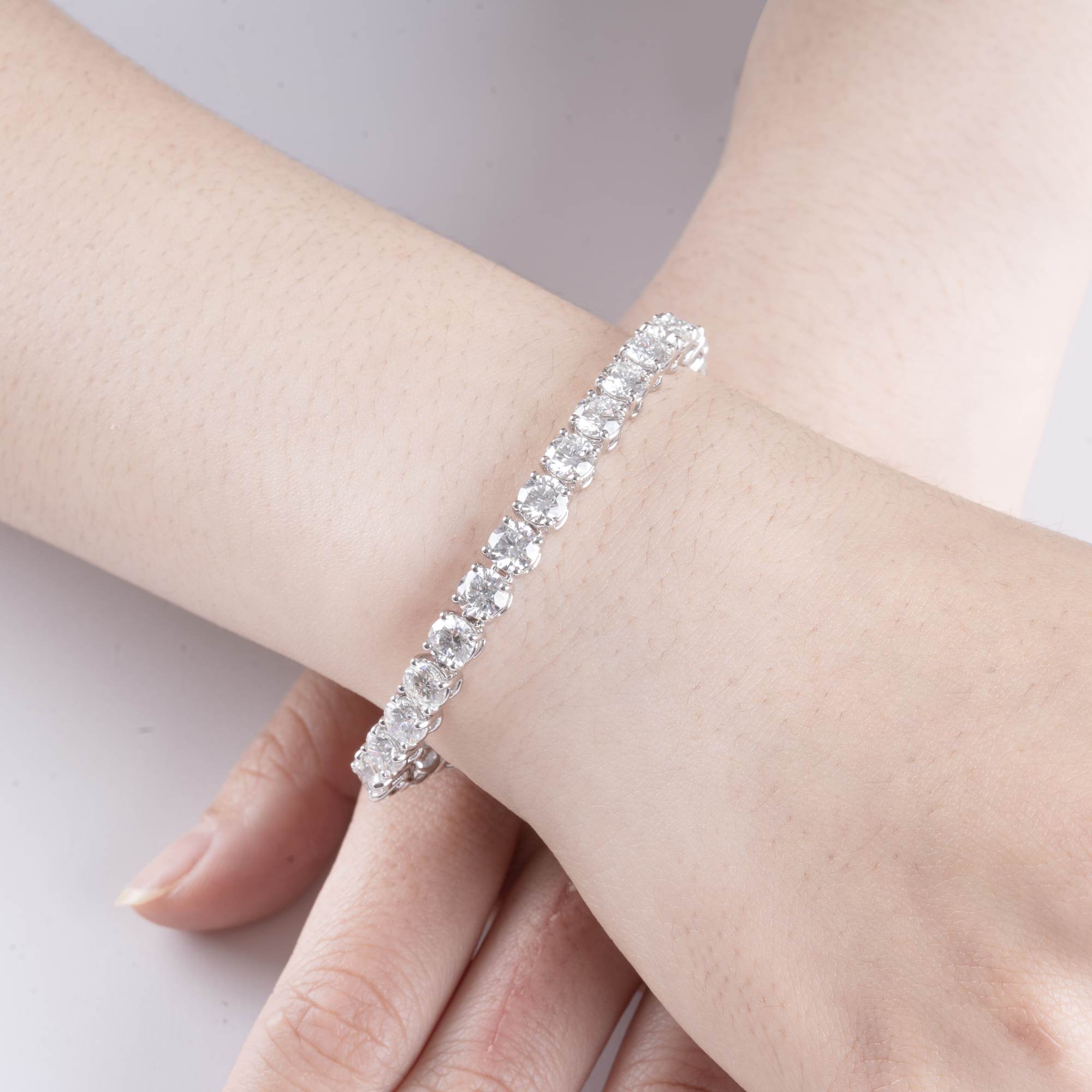 Lắc Kim cương tennis 900 LPT0026343 - Ảnh 3