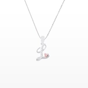 Mặt dây chuyền Kim cương chữ L 416 MEC.L002.MT8T11NU