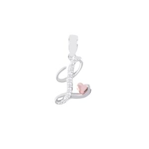 Mặt dây chuyền Kim cương chữ L 416 MEC.L002.MT8T11NU