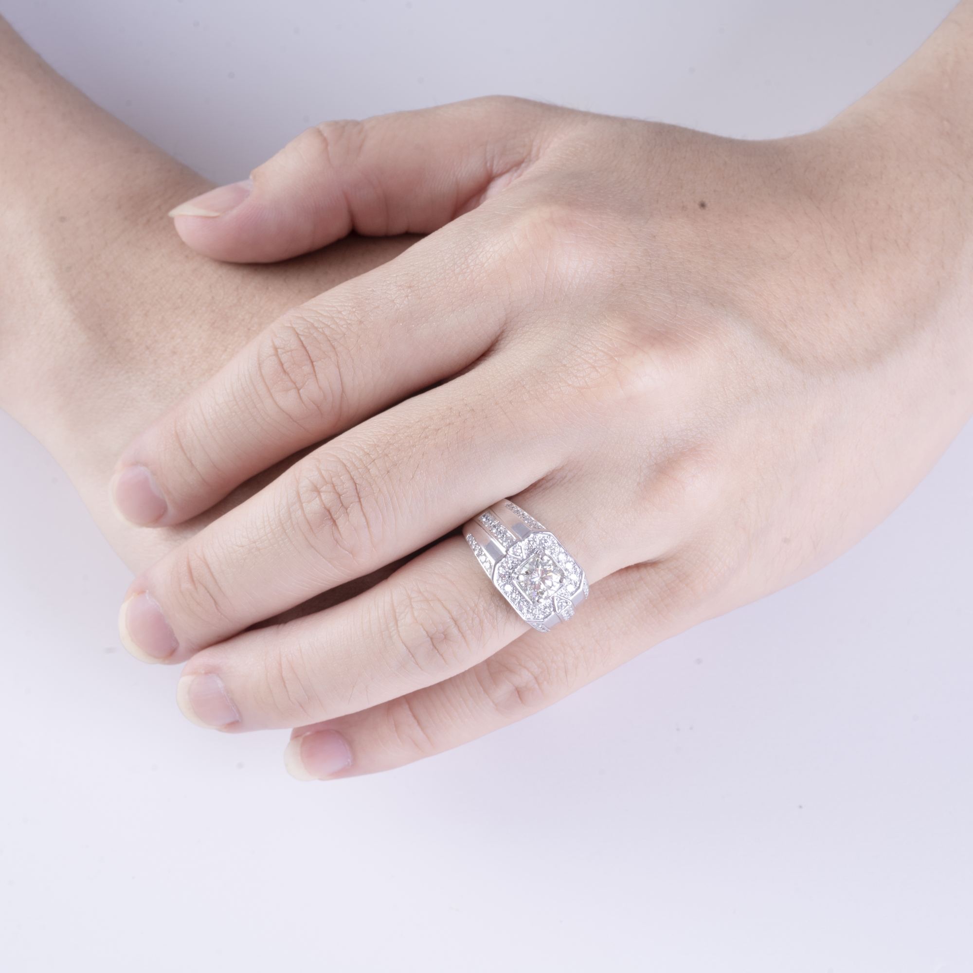 Nhẫn Kim cương nam 720 NGD0026046 - Ảnh 5