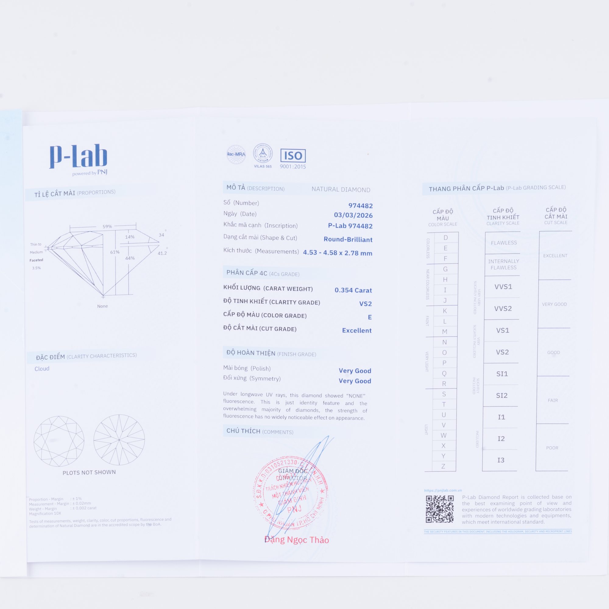 Nhẫn Kim cương hoa 585 HOA.NC21T10NU - Ảnh 4