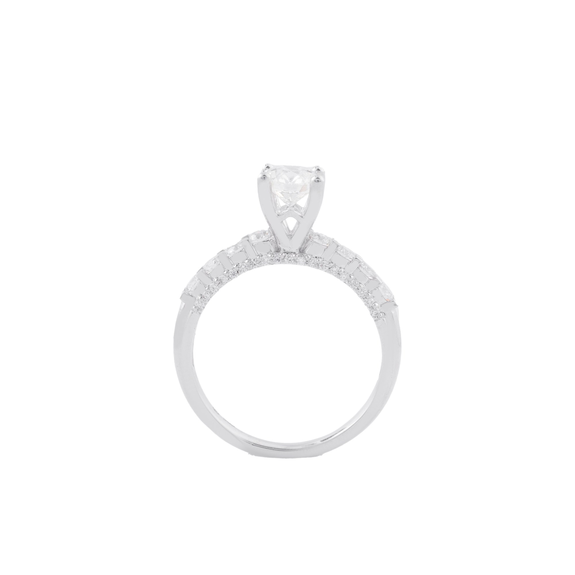 Nhẫn Kim cương 585 NHA.NC8T23NU.W585 - Ảnh 3