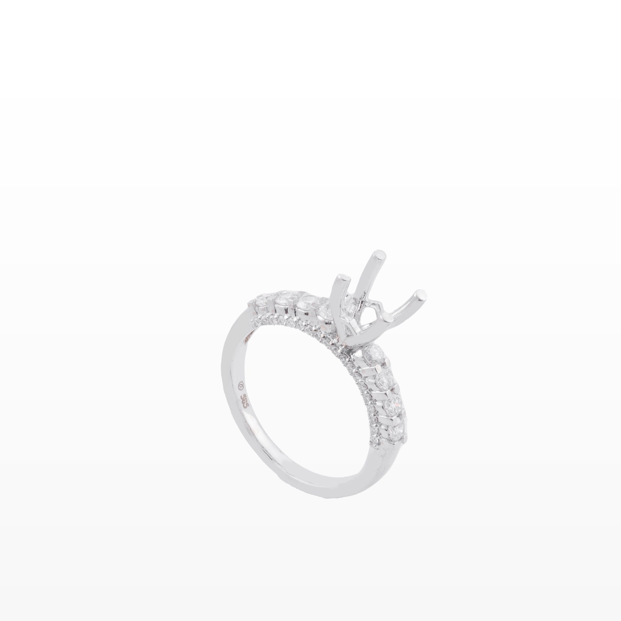 Nhẫn Kim cương 585 NHA.NC8T23NU.W585.110.570