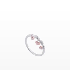 Nhẫn Kim cương charm tim 416 TSC.NT2T19NU05WP416