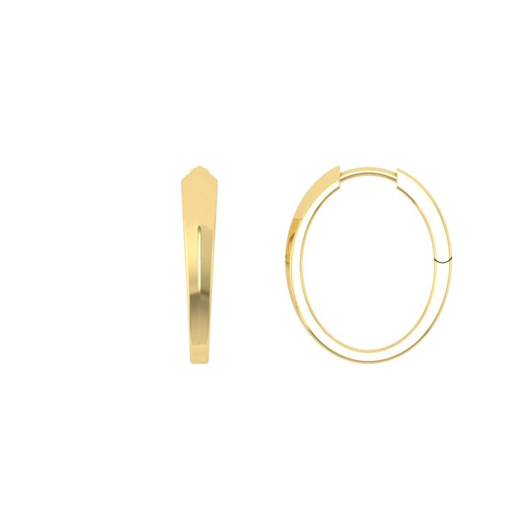 Bông tai  khoen  585 TST.BTNUT10.Y585