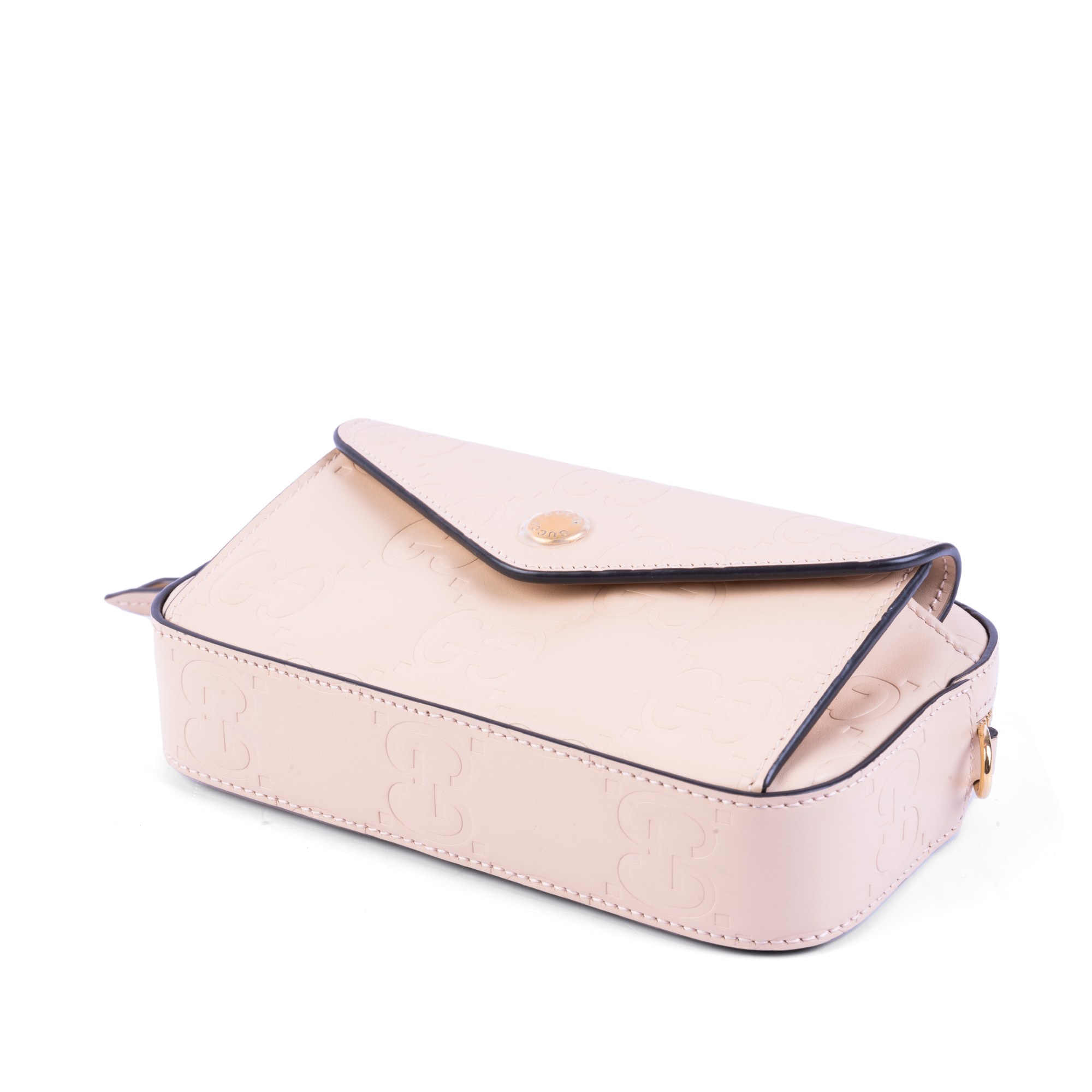 Túi Crossbody Gucci Blondie GG Embossed Leather Ivory Nữ TUI4016018 - Ảnh 3