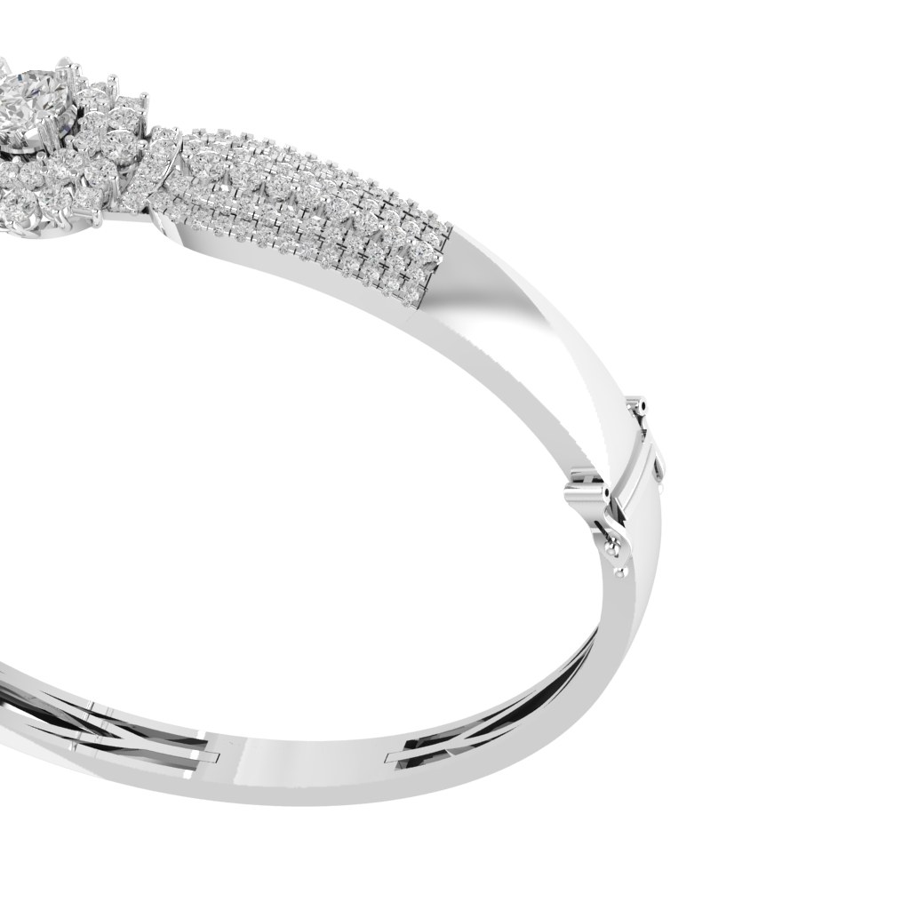 Vòng Kim cương hoa 416 HOA.VC4T23NU.W416 - Ảnh 3