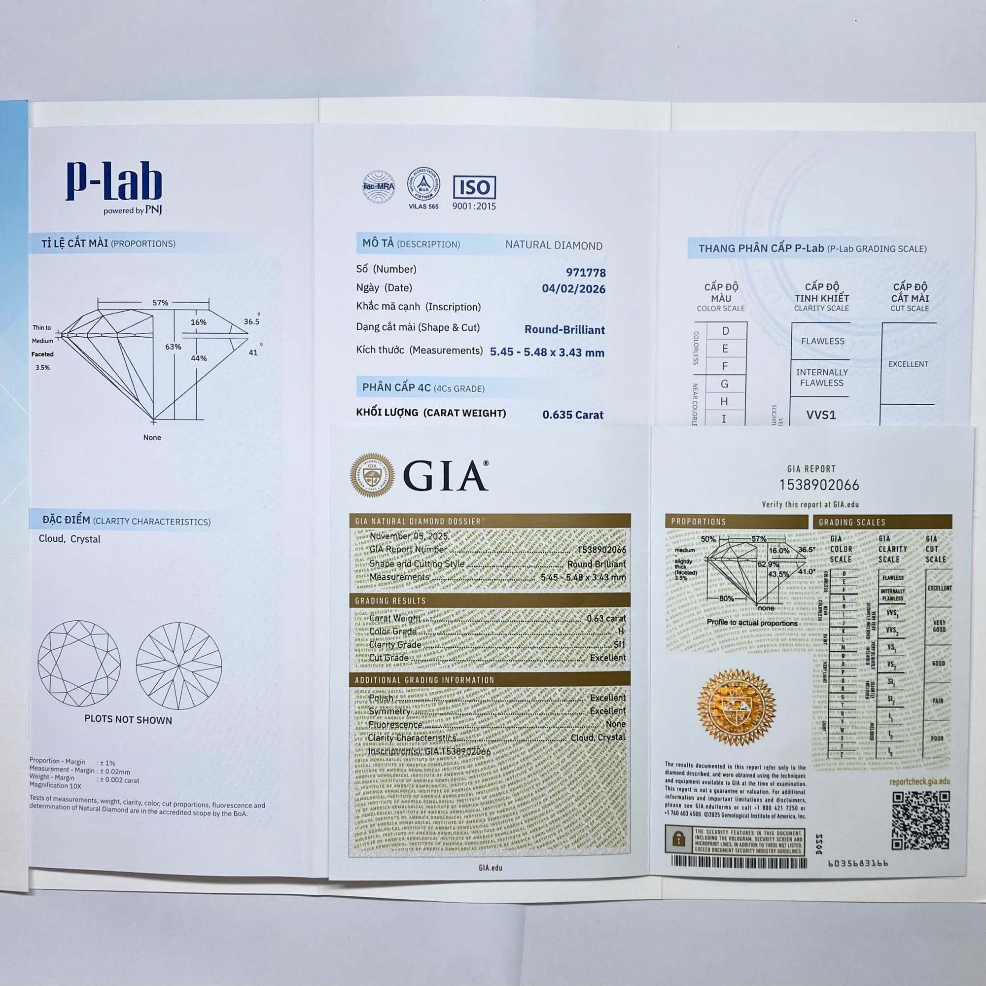 Vòng Kim cương hoa 416 HOA.VC4T23NU.W416 - Ảnh 4