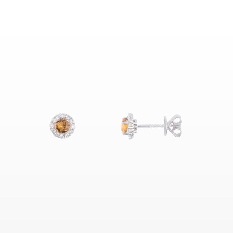 Bông tai Đá Citrine 750 BGD0027836