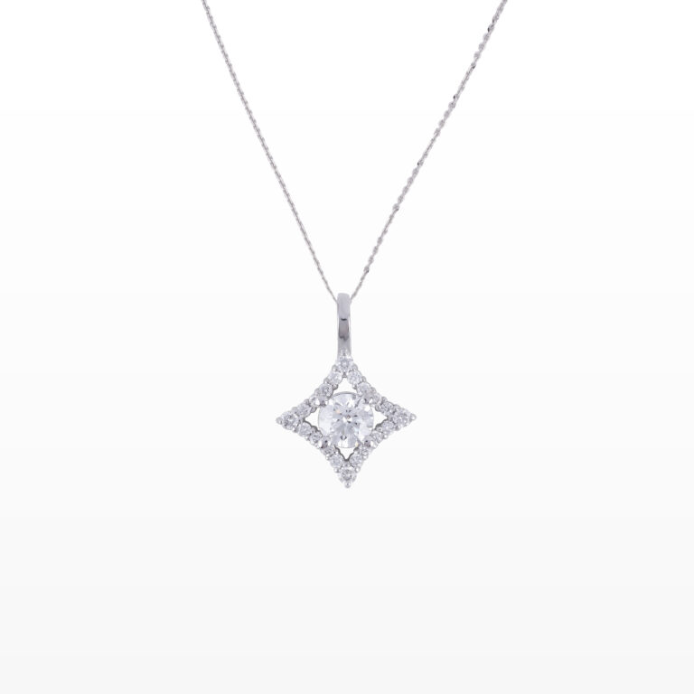 Mặt dây chuyền kim cương ánh sao 585 TSA.S001.MC4T15NU02.W585