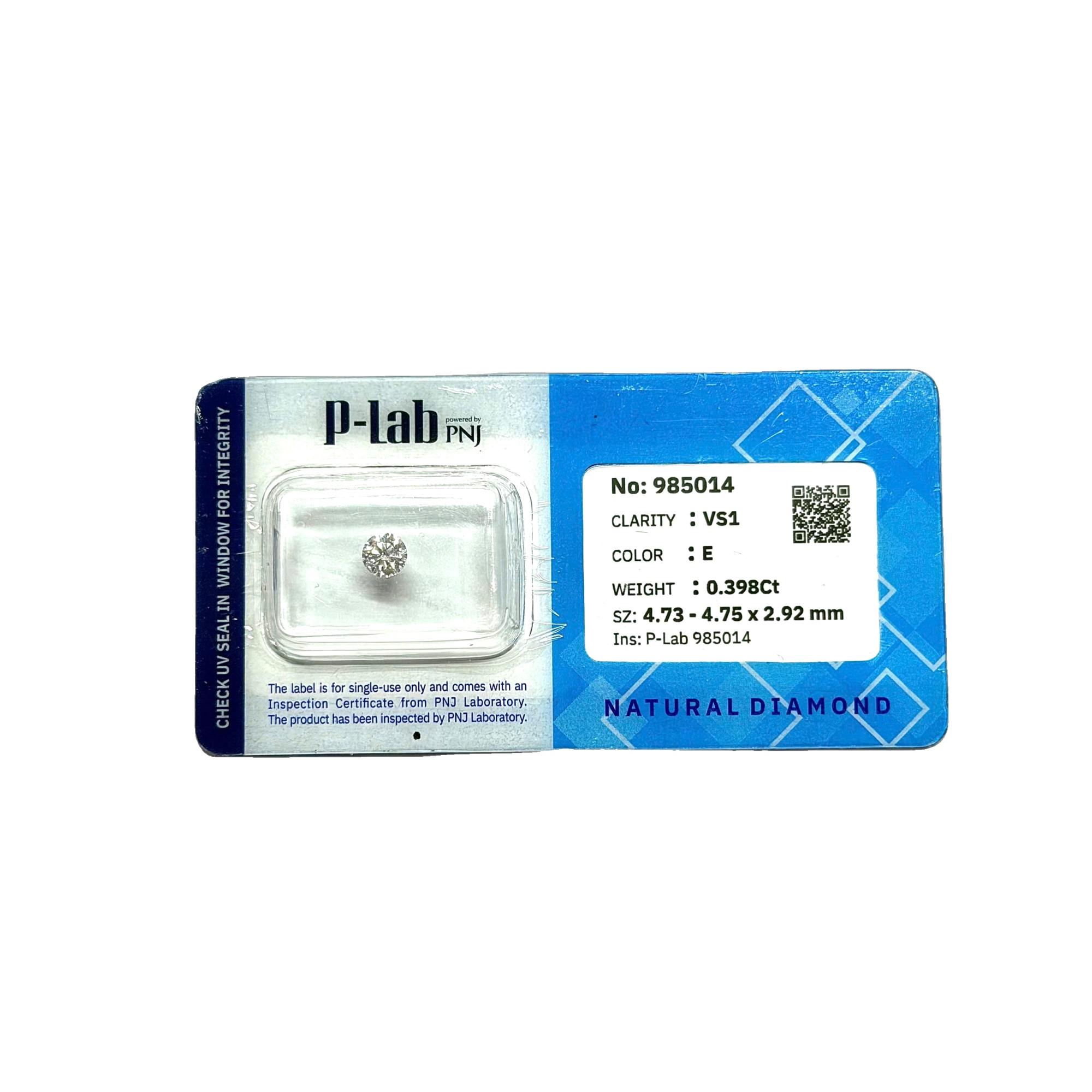 Kim cương viên 4.73 - 4.75 E VS1 P-LAB DDD4017649 - Ảnh 2