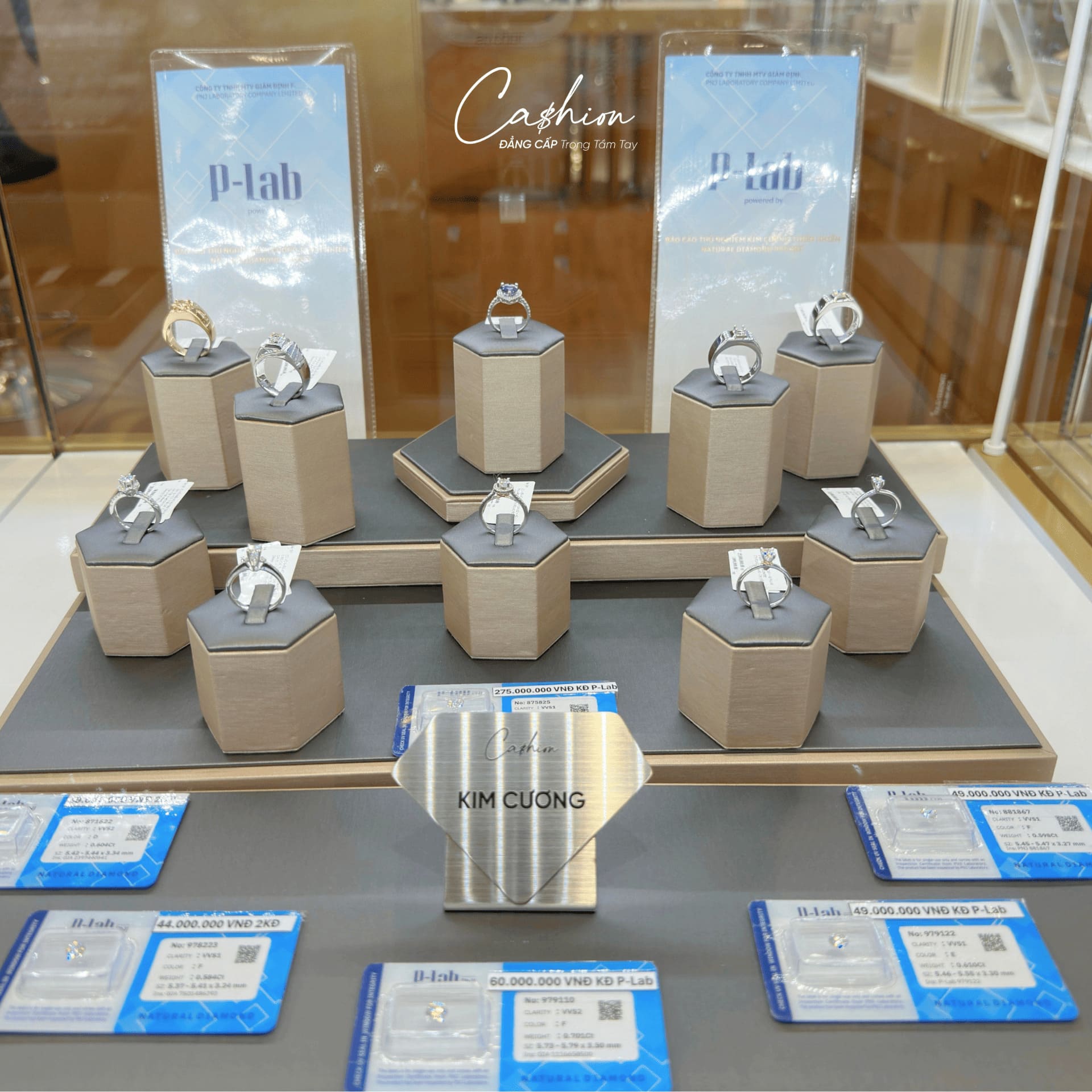 Vẻ đẹp của kim cương thiên nhiên tại Cashion