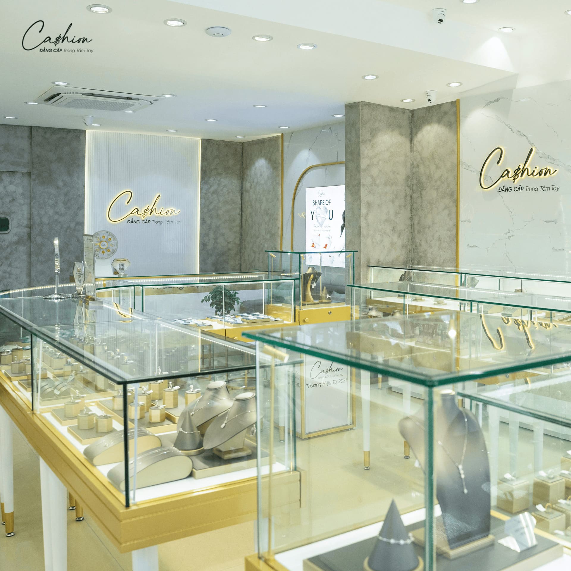 Không gian một cửa hàng Cashion
