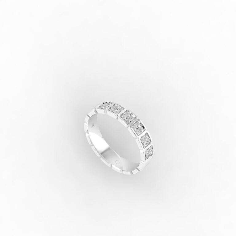 Nhẫn Kim cương kết khía   416 KET.NT24T12NU088.W416