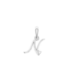 Mặt dây chuyền Kim cương chữ N 416 MEC.N004