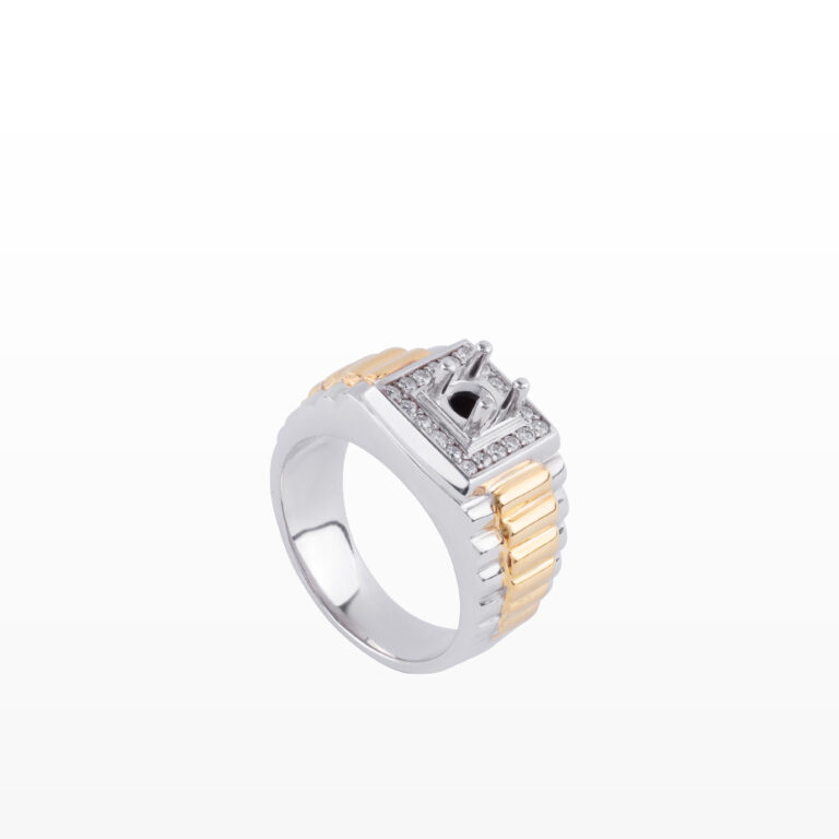 Vỏ Nhẫn nam kim cương đai Rolex 585 NAT.NC20T14NA