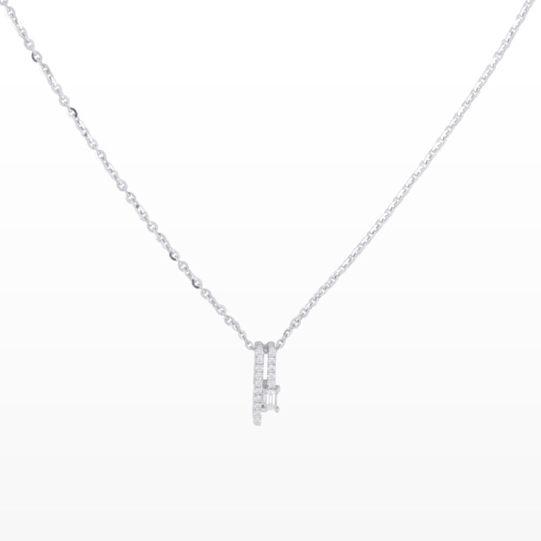 Dây cổ kim cương Baguette 416 TSF.B001.DC15T11NU01.W416