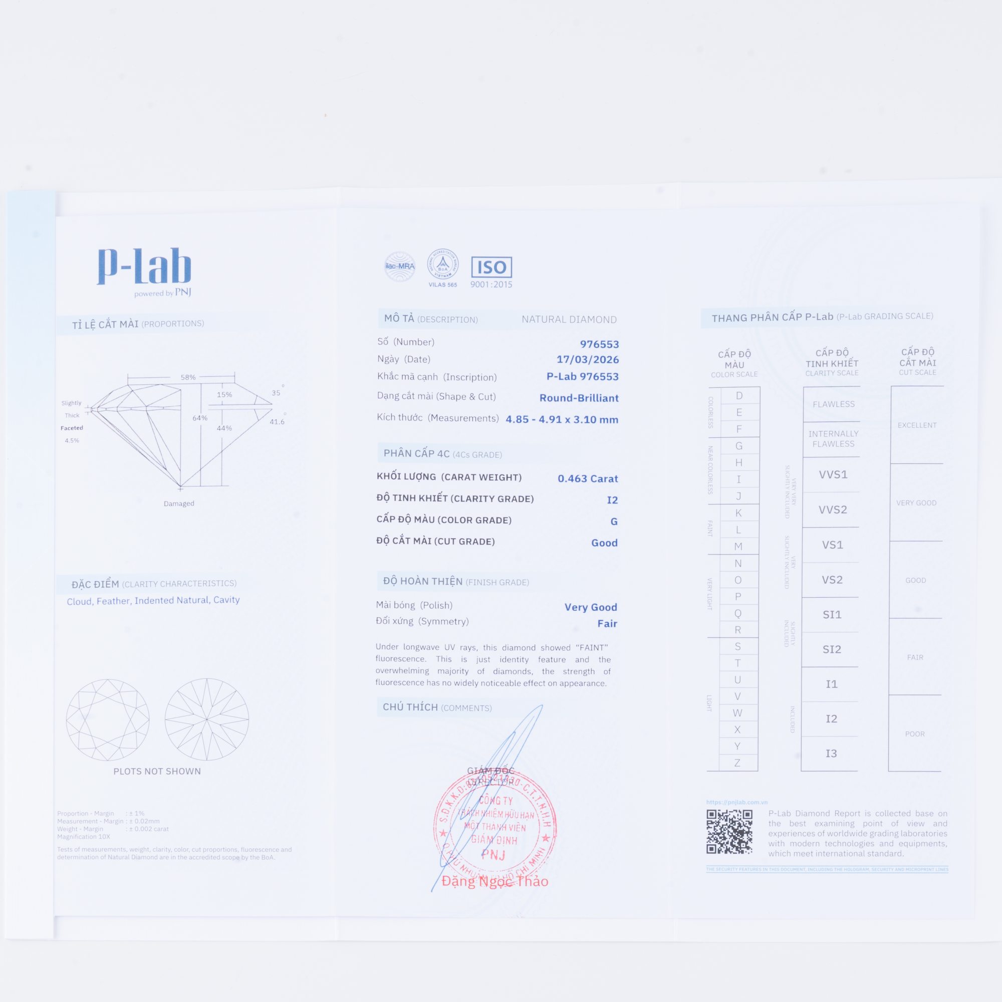 Nhẫn Kim cương hoa 585 NGD0029330 - Ảnh 4