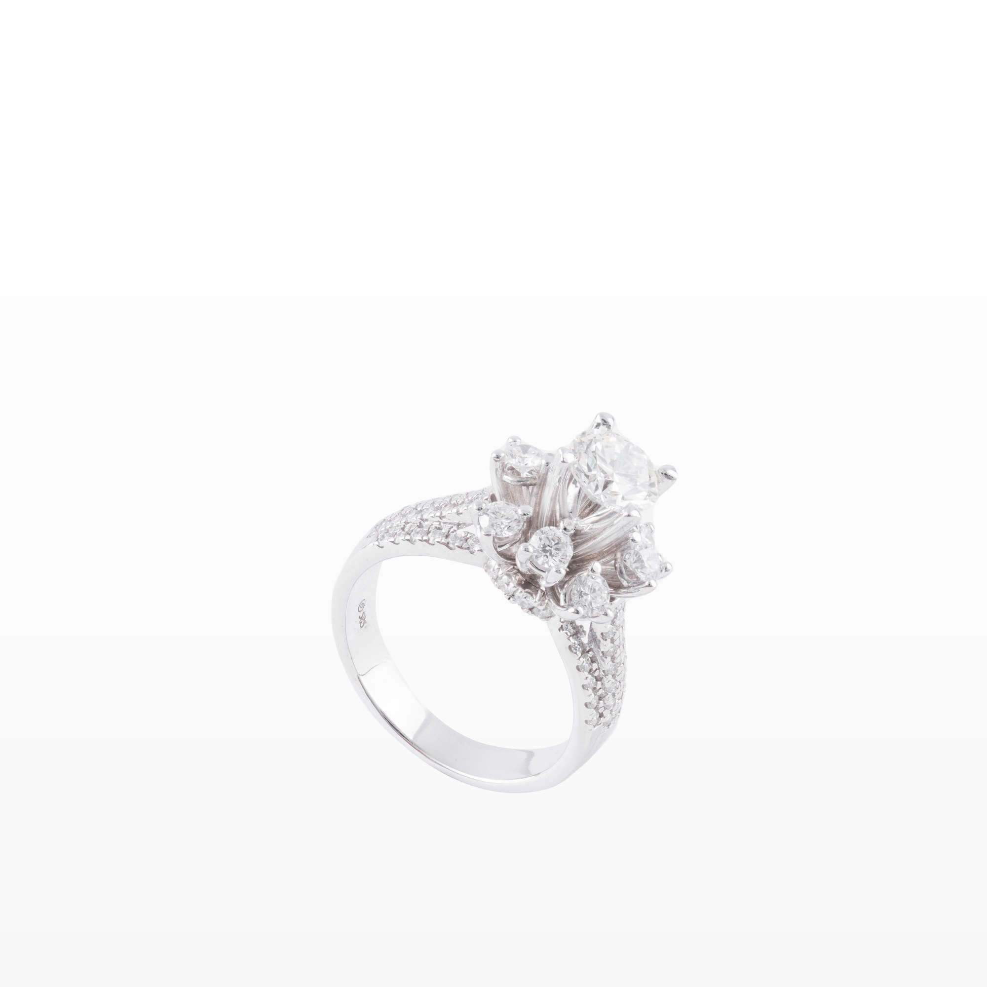 Nhẫn Kim cương hoa 585 NGD0029351