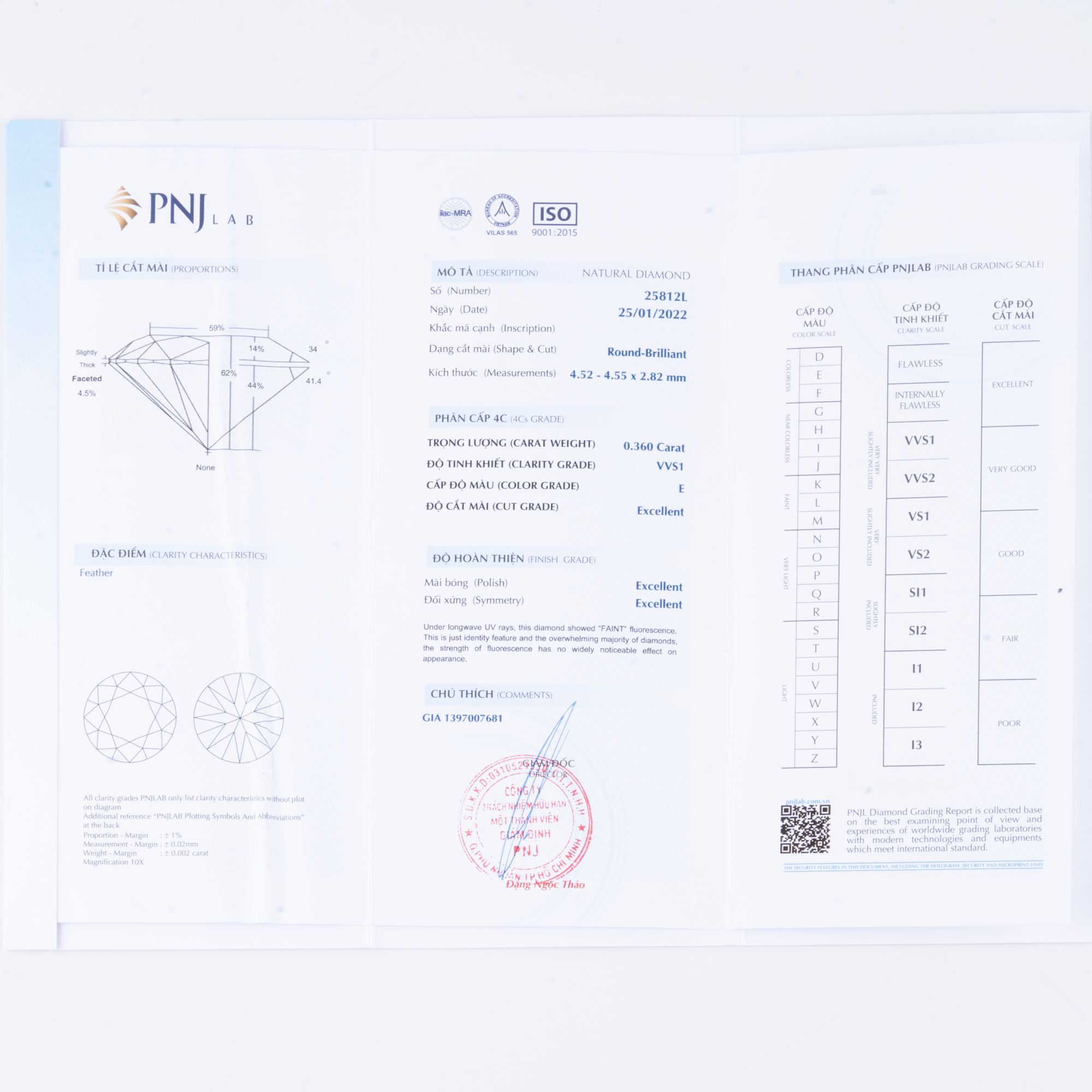 Nhẫn Kim cương 3 hàng tấm 750 NGD0029352 - Ảnh 5