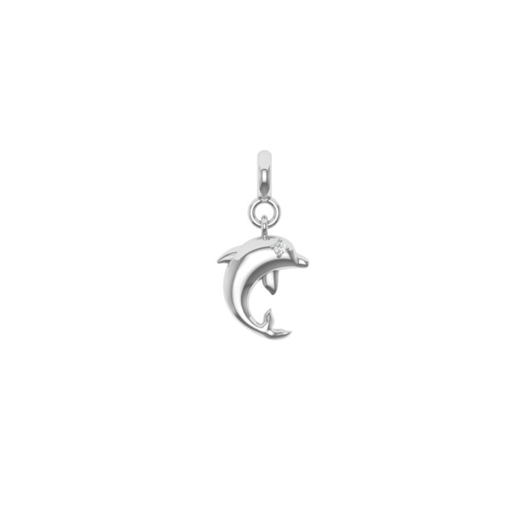 Charm Kim cương cá heo 416 TSC.CT1T11NUT3.W416