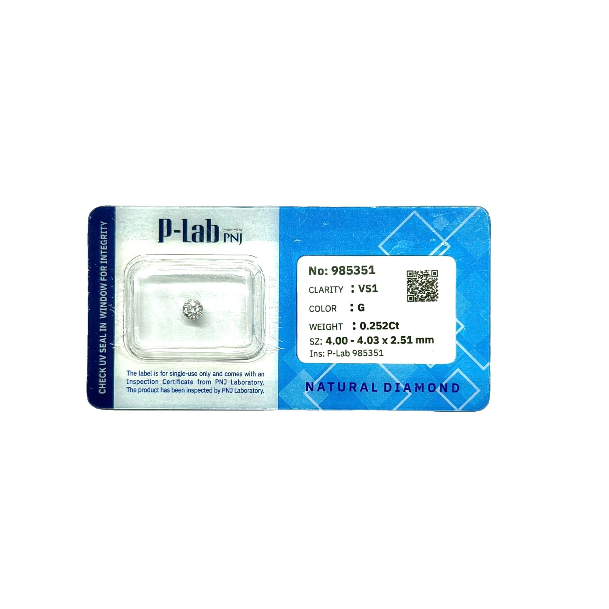 Kim cương viên 4.00 - 4.03 I VS1 P-LAB DDD4016630 - Ảnh 2