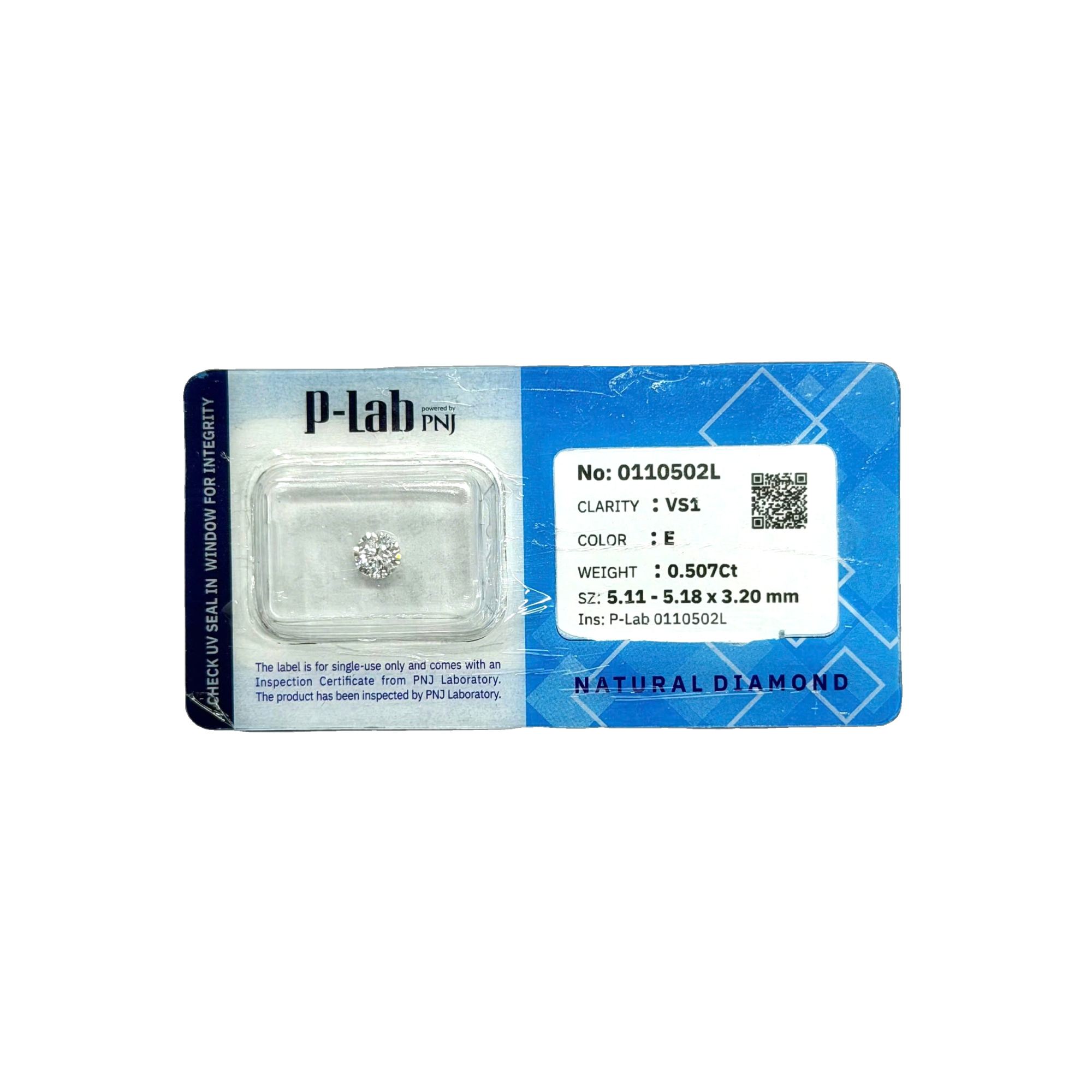 Kim cương viên 5.11 - 5.18 E VS1 P-LAB DDD4018319 - Ảnh 2