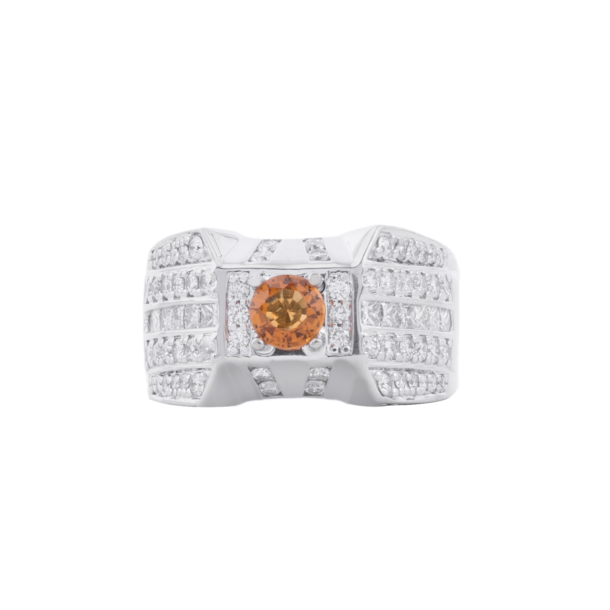 Nhẫn Đá Citrine 750 NGD0030919 - Ảnh 2