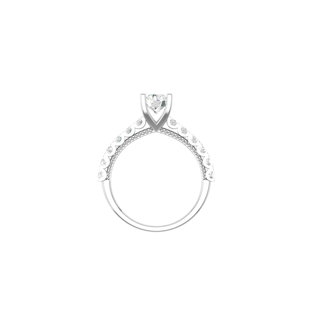 Nhẫn Kim cương 585 NHA.NC12T23NUT7.W585 - Ảnh 3
