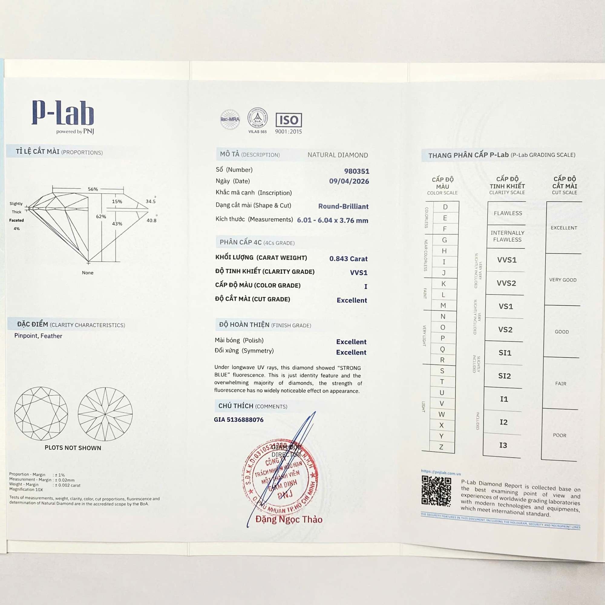 Nhẫn Kim cương 585 NHA.NC12T23NUT7.W585 - Ảnh 5
