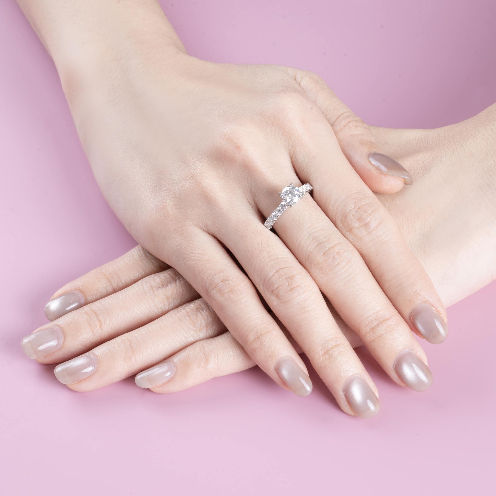 Nhẫn Kim cương 585 NHA.NC12T23NUT7.W585 - Ảnh 6