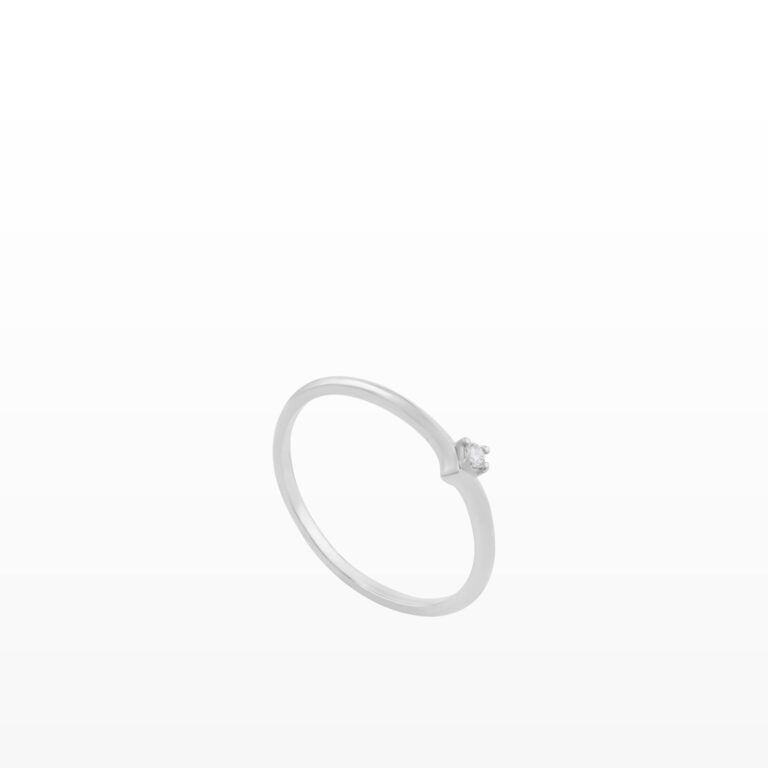 Nhẫn Kim cương tiểu kim trắng 416 NT1T17NUT3.W416