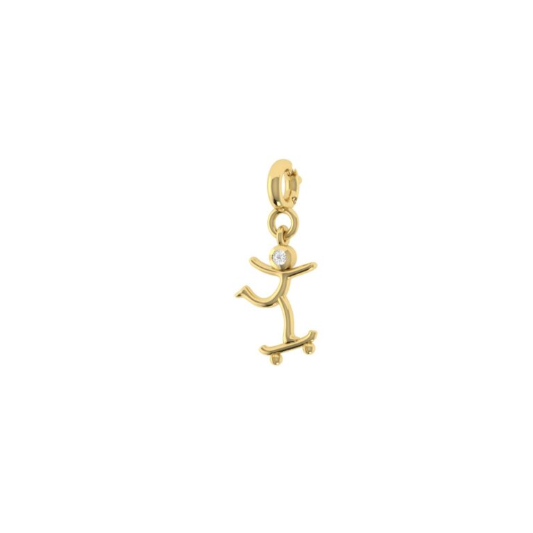 Charm Kim cương trượt ván  416 TSC.CT1T14NUTY6.Y416
